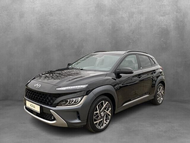 Phantom black / mic Gebraucht 2021 Hyundai Kona Prime SUV | 19.940 € (Fairer Preis) - Bild 1/4