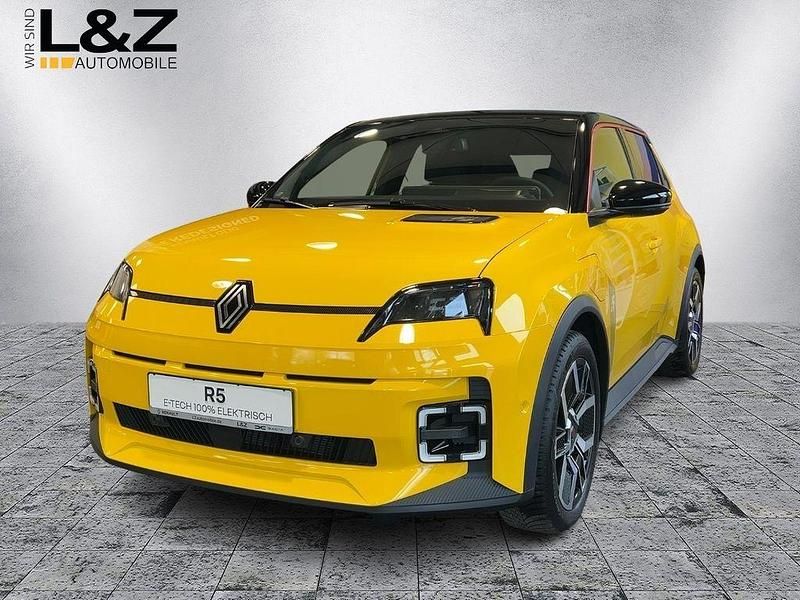 Neu Renault 5 E-Tech Komfort 77 kW (106 PS) 2026 Pop yellow!, black pearlschwa Kleinwagen