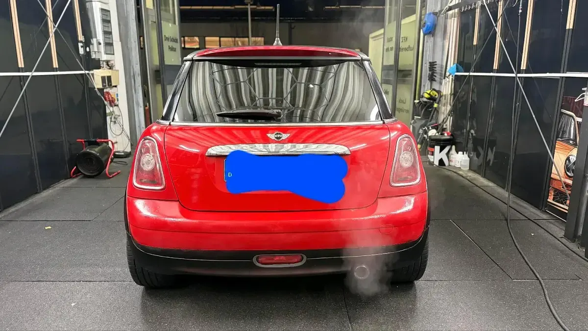 Usata Mini Cooper 95 CV (69 kW) 2010 Rosso Utilitaria
