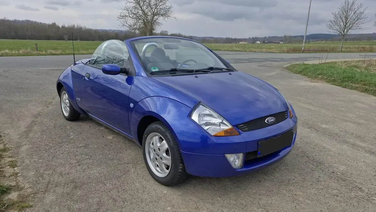Gebraucht Ford StreetKa 95 PS (69 kW) 2003 Blau Cabrio