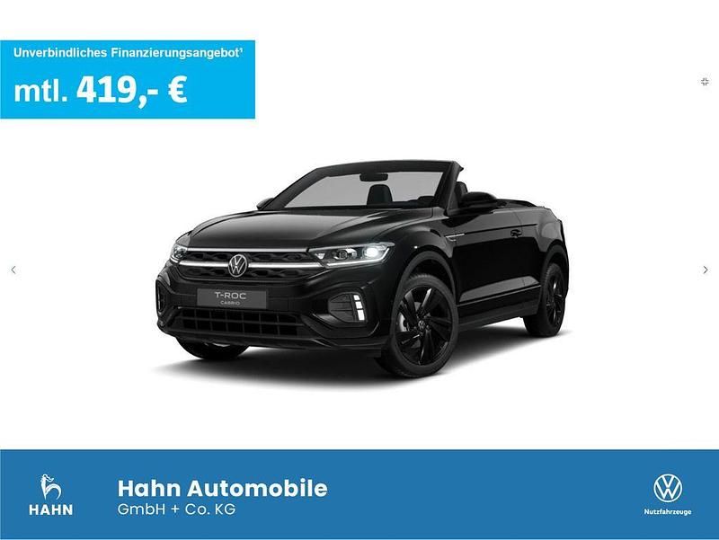 Schwarz Neu 2025 VW T-Roc Cabriolet R-line Cabrio | 41.690 € (Superpreis) - Bild 1/3