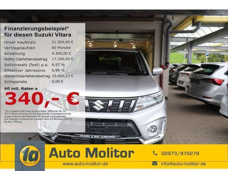 Silber Gebraucht 2022 Suzuki Vitara SUV | 21.500 € (Fairer Preis) - Bild 1/4