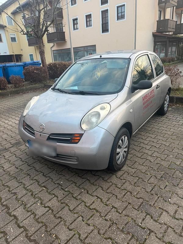 Silber Gebraucht 2006 Nissan Micra Kleinwagen | 250 € (Superpreis) - Bild 1/4