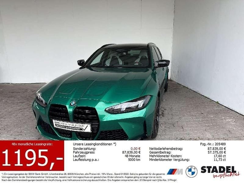 Grün Gebraucht 2024 BMW M3 Competition Edition Kombi | 82.840 € (Superpreis) - Bild 1/3