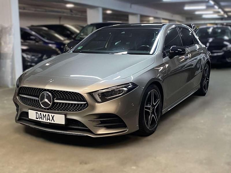 Mojavesilber metalliclack Gebraucht 2019 Mercedes A180 AMG Limousine | 21.990 € (Guter Preis) - Bild 1/4
