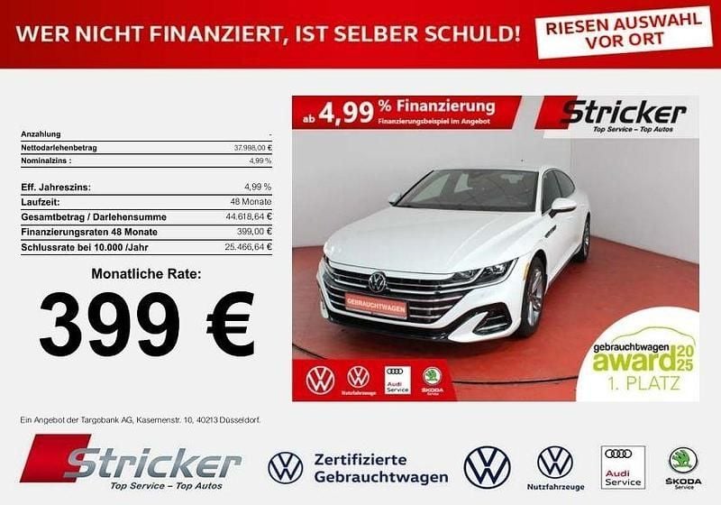 Neu VW Arteon 305 PS (224 kW) 2025 Oryxweiß perlmutteffekt Limousine