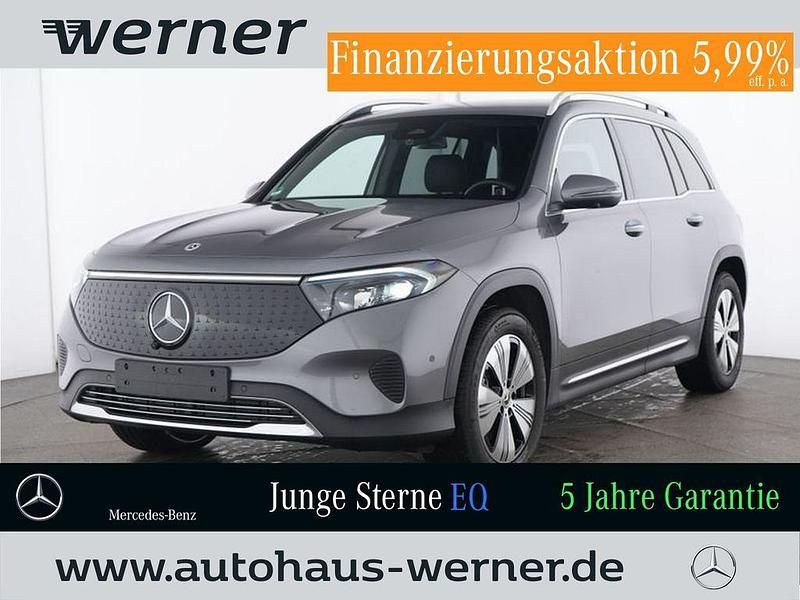 Lack mountaingrau (metallic) Gebraucht 2024 Mercedes EQB300 Advanced Plus SUV | 38.883 € (Fairer Preis) - Bild 1/4