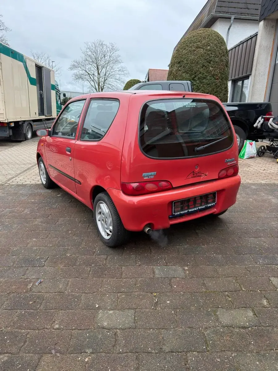 Gebraucht Fiat Seicento 54 PS (39 kW) 2000 Rot Kleinwagen