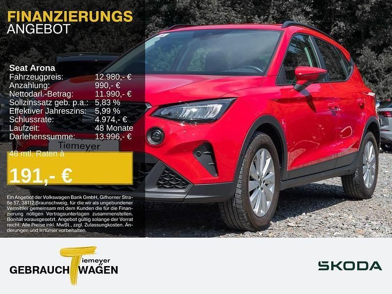 Rot Gebraucht 2021 Seat Arona Style SUV | 12.980 € (Superpreis) - Bild 1/4