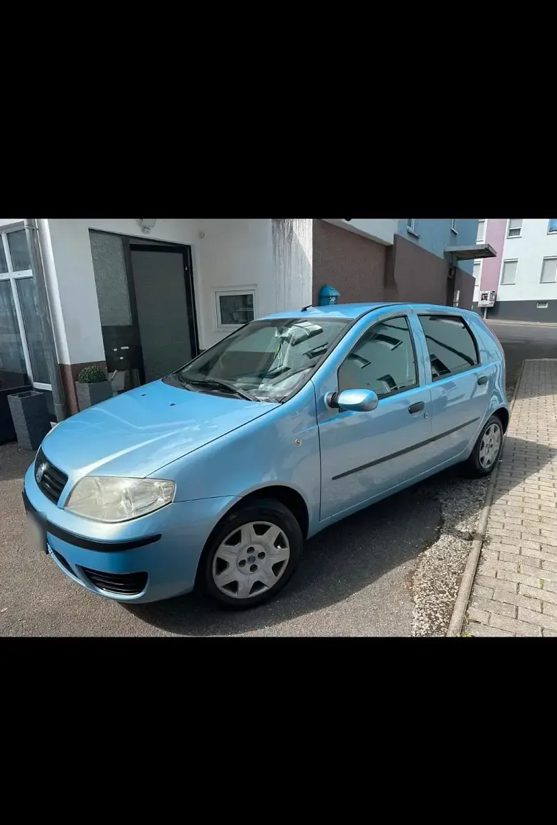Gebraucht Fiat Punto 2004 Blau Kleinwagen