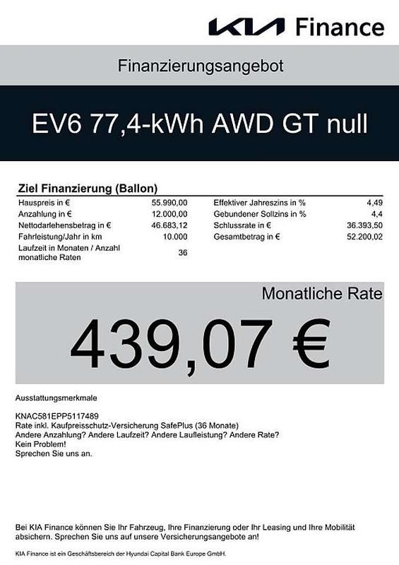 Gebraucht Kia EV6 GT 430 kW (585 PS) 2023 Moonscape matt SUV