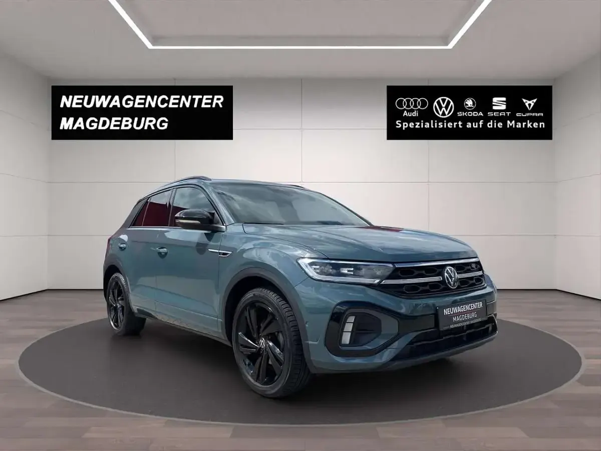 Gebraucht VW T-Roc Cabriolet R-line 150 PS (110 kW) 2025 Petroleum blue metallic SUV