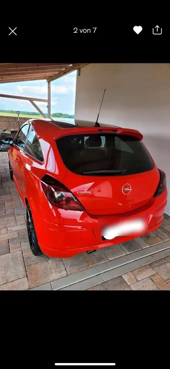 Używany Opel Corsa OPC 2010 Czerwony Hatchback