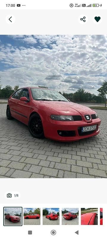 Rot Gebraucht 2003 Seat Leon Limousine | 1.500 € (Guter Preis) - Bild 1/2
