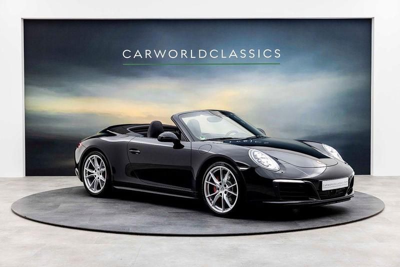 Schwarz Gebraucht 2016 Porsche 911 Carrera 4S Cabriolet Cabrio | 116.991 € (Fairer Preis) - Bild 1/4