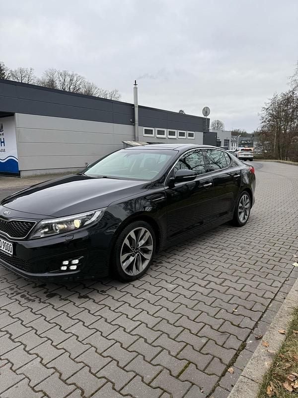 Schwarz Gebraucht 2014 Kia Optima Limousine | 9.700 € (Fairer Preis) - Bild 1/4