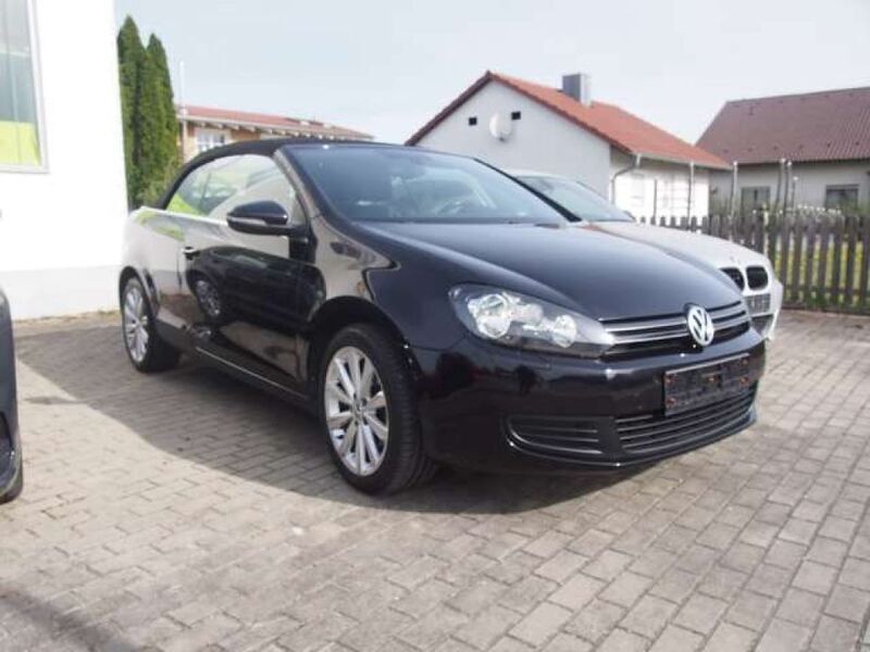 Deep black perleffekt Gebraucht 2012 VW Golf Cabriolet Cabrio | 7.300 € (Guter Preis) - Bild 1/4