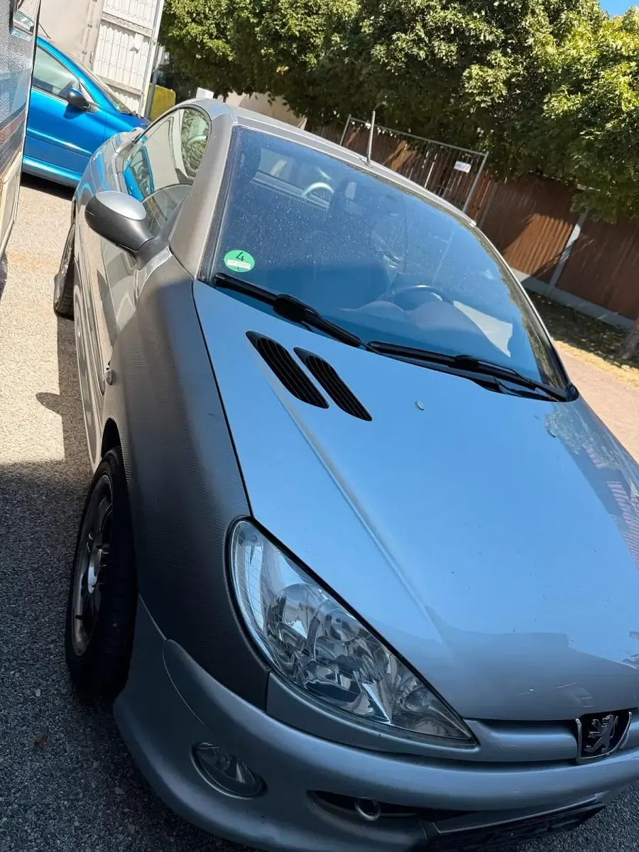 Gebraucht Peugeot 206 CC 2006 Silber Cabrio