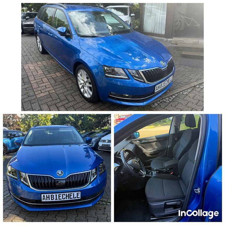 Modra race/race blue (metallic) Gebraucht 2020 Skoda Octavia Style Kombi | 17.489 € (Superpreis) - Bild 1/4