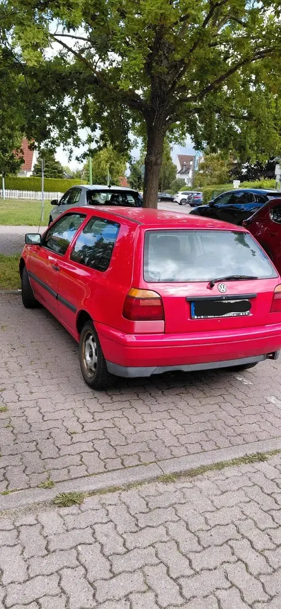 Gebraucht VW Golf III 60 PS (44 kW) 1995 Rot Kleinwagen