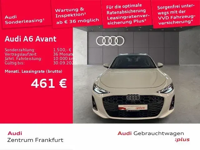 Gebraucht Audi A6 Ambiente 204 PS (150 kW) 2025 Gletscherweiß metallic Kombi