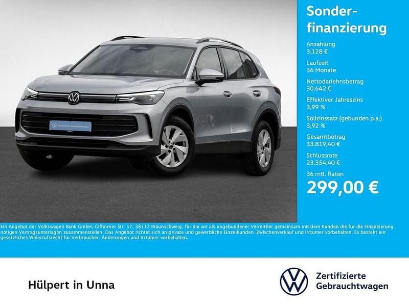 Oyster silver metallic Gebraucht 2024 VW Tiguan Basis SUV | 33.770 € (Guter Preis) - Bild 1/4
