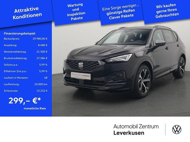 Deep black Gebraucht 2021 Seat Tarraco FR SUV | 29.980 € (Fairer Preis) - Bild 1/4