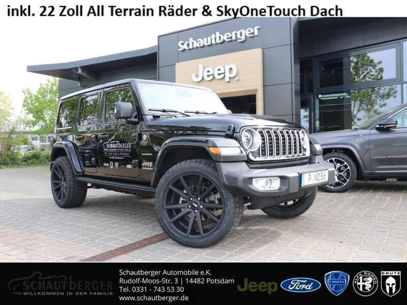 Schwarz Neu 2024 Jeep Wrangler Sahara SUV | 66.490 € (Etwas zu teuer) - Bild 1/4