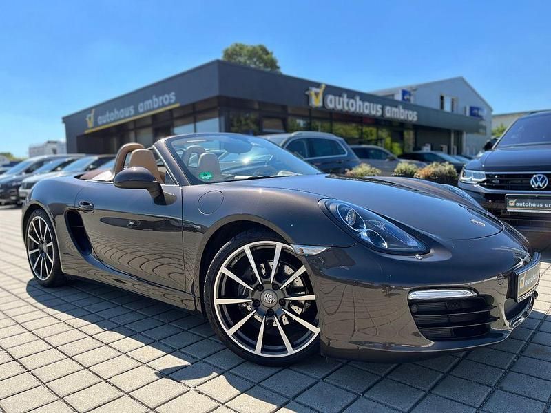 Anthrazitbraunmetallic Gebraucht 2013 Porsche Boxster Cabrio | 45.890 € (Teuer) - Bild 1/4