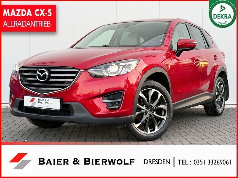 Rot Gebraucht 2015 Mazda CX-5 Sports-Line SUV | 17.990 € (Etwas zu teuer) - Bild 1/4