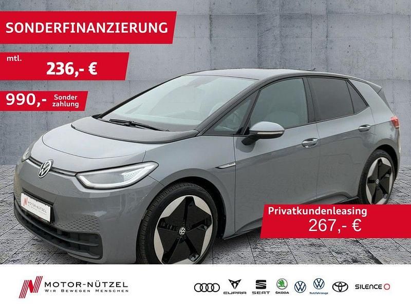 Gebraucht VW ID.3 Pro 150 kW (204 PS) 2021 Grau Kleinwagen