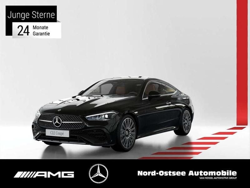 Metalliclack obsidianschwarz Gebraucht 2024 Mercedes CLE300 AMG Coupé | 53.090 € (Superpreis) - Bild 1/3