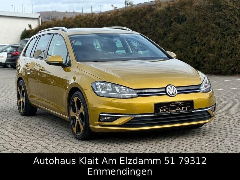 Gebraucht VW Golf VII Join 131 PS (96 kW) 2018 Gelb Kombi