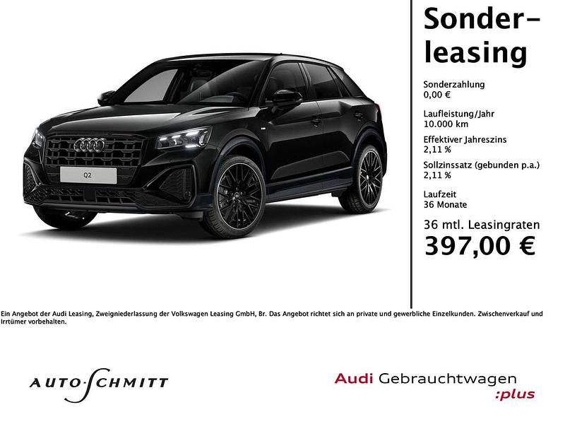 Gebraucht Audi Q2 S-Line 150 PS (110 kW) 2025 Mythosschwarz metallic SUV
