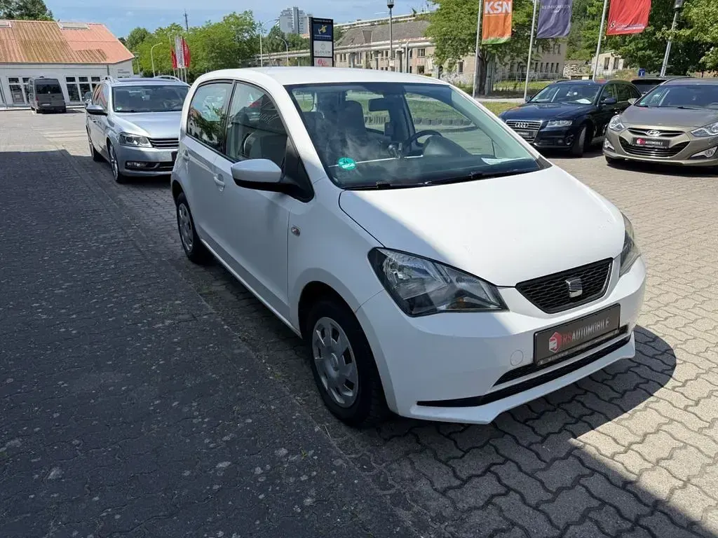 Gebraucht Seat Mii Style 60 PS (44 kW) 2012 Weiß Kleinwagen