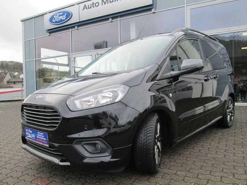 Gebraucht Ford Tourneo Courier Sport 101 PS (74 kW) 2020 Schwarz Van / Kleinbus