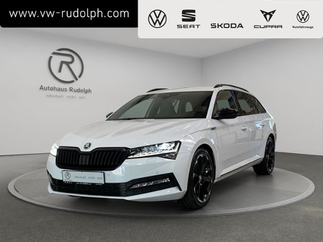 Weiß Gebraucht 2022 Skoda Superb SportLine Kombi | 31.890 € (Fairer Preis) - Bild 1/4
