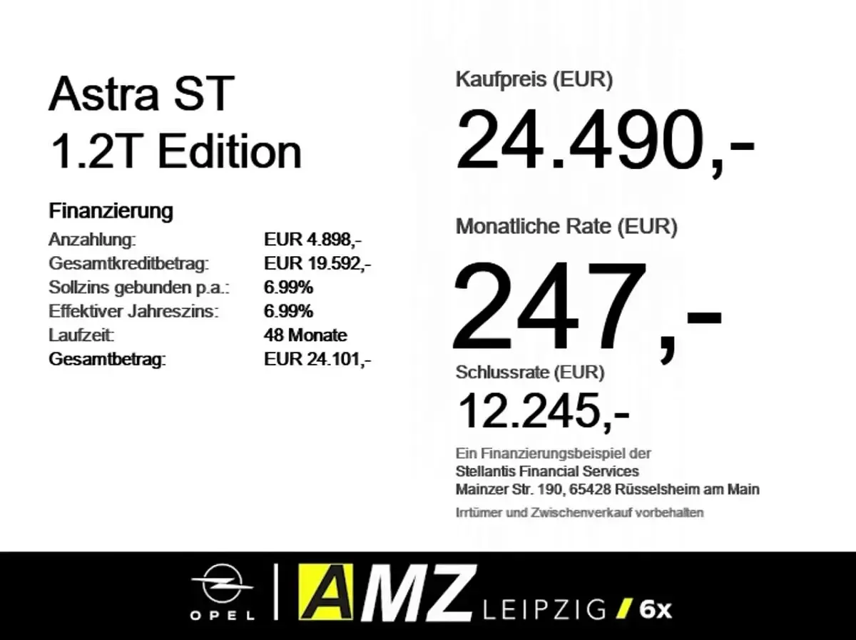 Gebraucht Opel Astra Edition 145 PS (106 kW) 2026 Grafik grau Kombi
