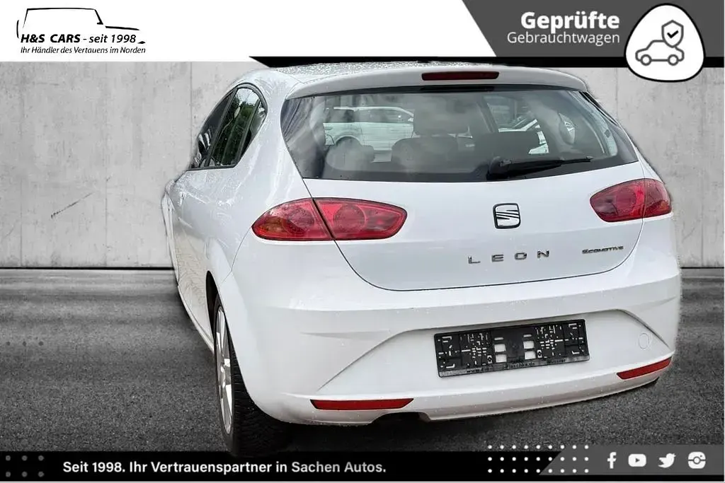 Gebraucht Seat Leon Copa 105 PS (77 kW) 2011 Weiß Kleinwagen
