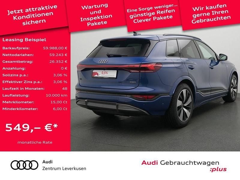 Gebraucht Audi Q6 e-tron Ambiente 284 kW (387 PS) 2024 Ascariblau metallic SUV