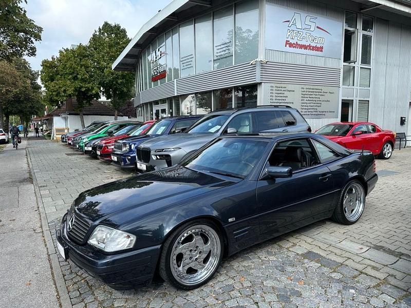 Gebraucht Mercedes SL500 320 PS (235 kW) 1997 Blau Cabrio