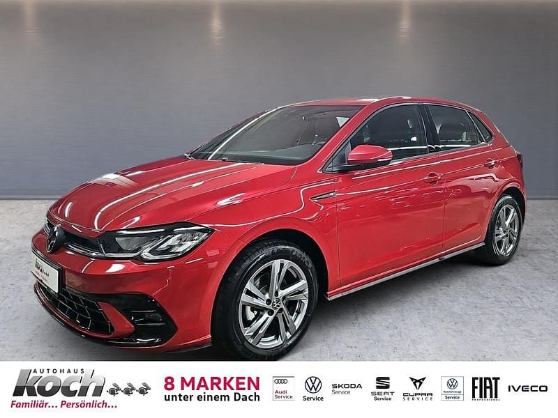 Rot Gebraucht 2023 VW Polo R-line Limousine | 22.490 € (Fairer Preis) - Bild 1/4
