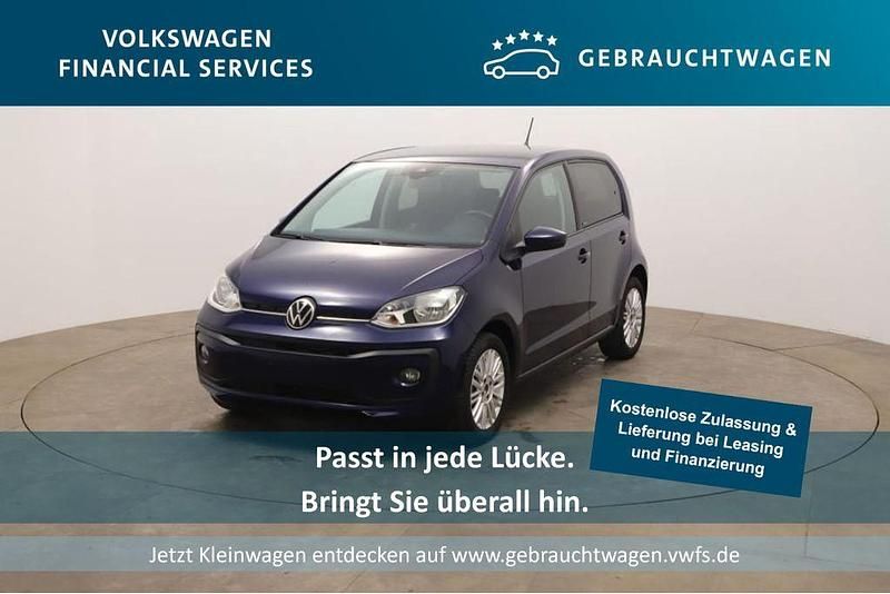 Blau Gebraucht 2021 VW up! United Kleinwagen | 11.719 € (Guter Preis) - Bild 1/4