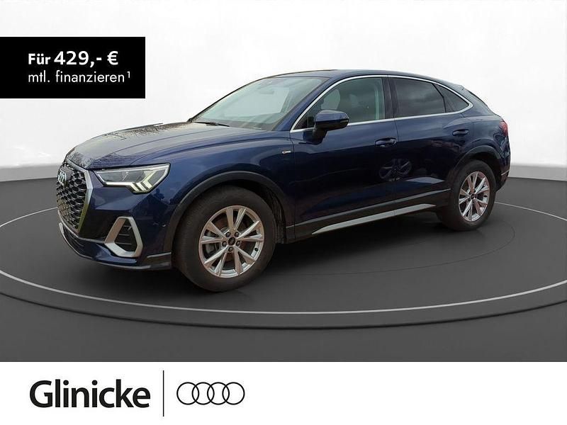 Blau Gebraucht 2023 Audi Q3 Sportback S-Line SUV | 30.770 € (Superpreis) - Bild 1/3