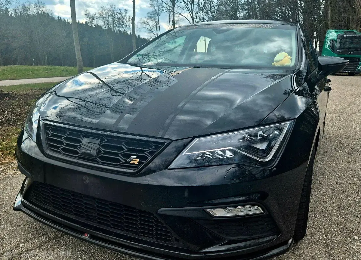 Usata Seat Leon FR 184 CV (135 kW) 2017 Nero Berlina