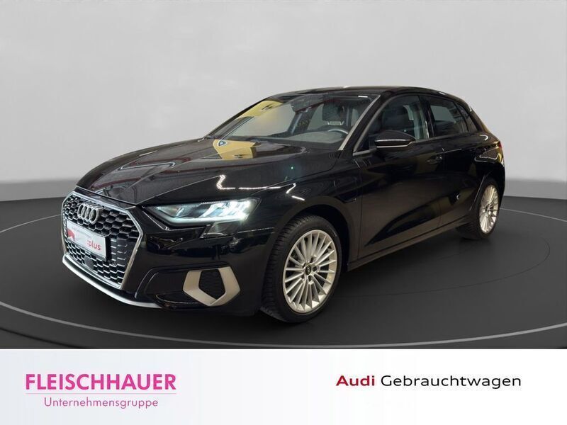 Schwarz Gebraucht 2022 Audi A3 Sportback e-tron Advanced Plus Limousine | 24.440 € (Guter Preis) - Bild 1/4