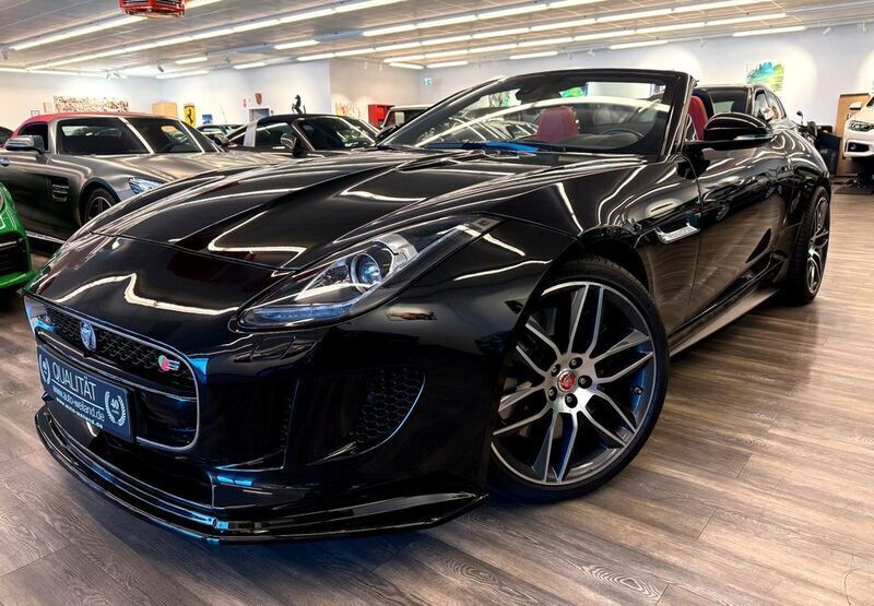 Schwarz Gebraucht 2014 Jaguar F-Type S Cabrio | 63.800 € (Teuer) - Bild 1/4