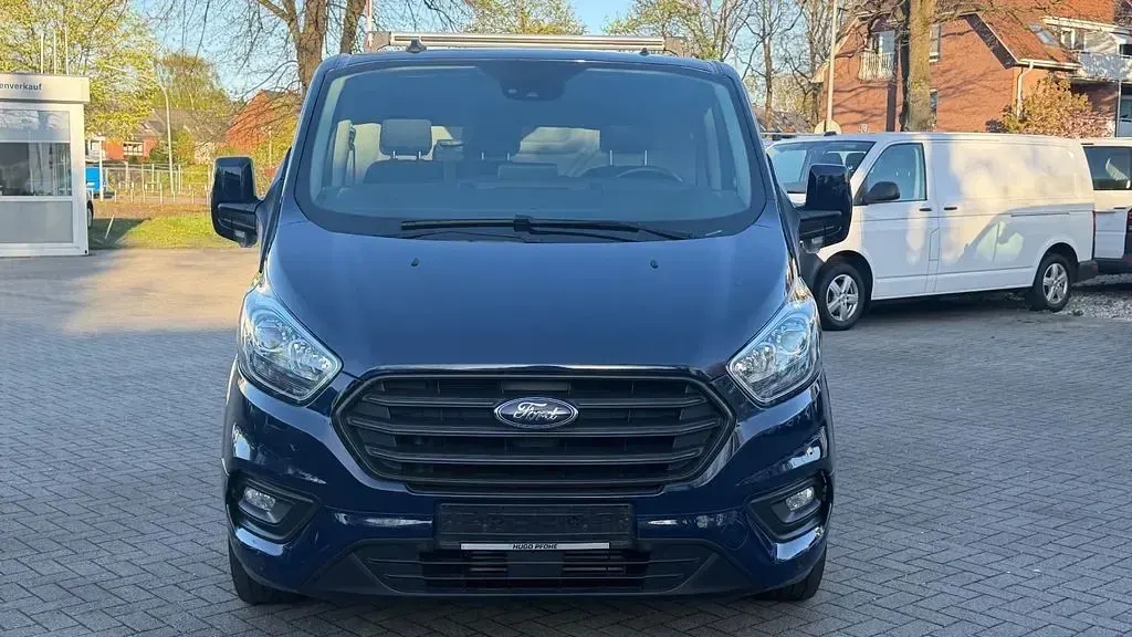 Occasion Ford Transit Custom Trend 131 ch (96 kW) 2021 Bleue Monospace
