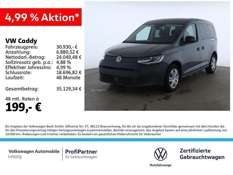 Gebraucht VW Caddy Basis 122 PS (89 kW) 2024 Grau Van / Kleinbus