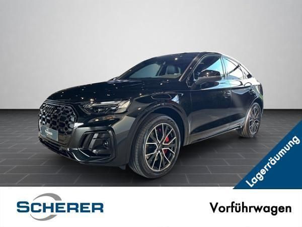 Schwarz (mythosschwarz metallic) Gebraucht 2025 Audi SQ5 Sportback Ambiente SUV | 66.666 € (Superpreis) - Bild 1/4
